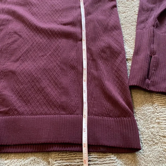 Lululemon sz 6 Lululemon Rest Less Mock Neck
Dark Adobe (plum color) EUC - Picture 10 of 10